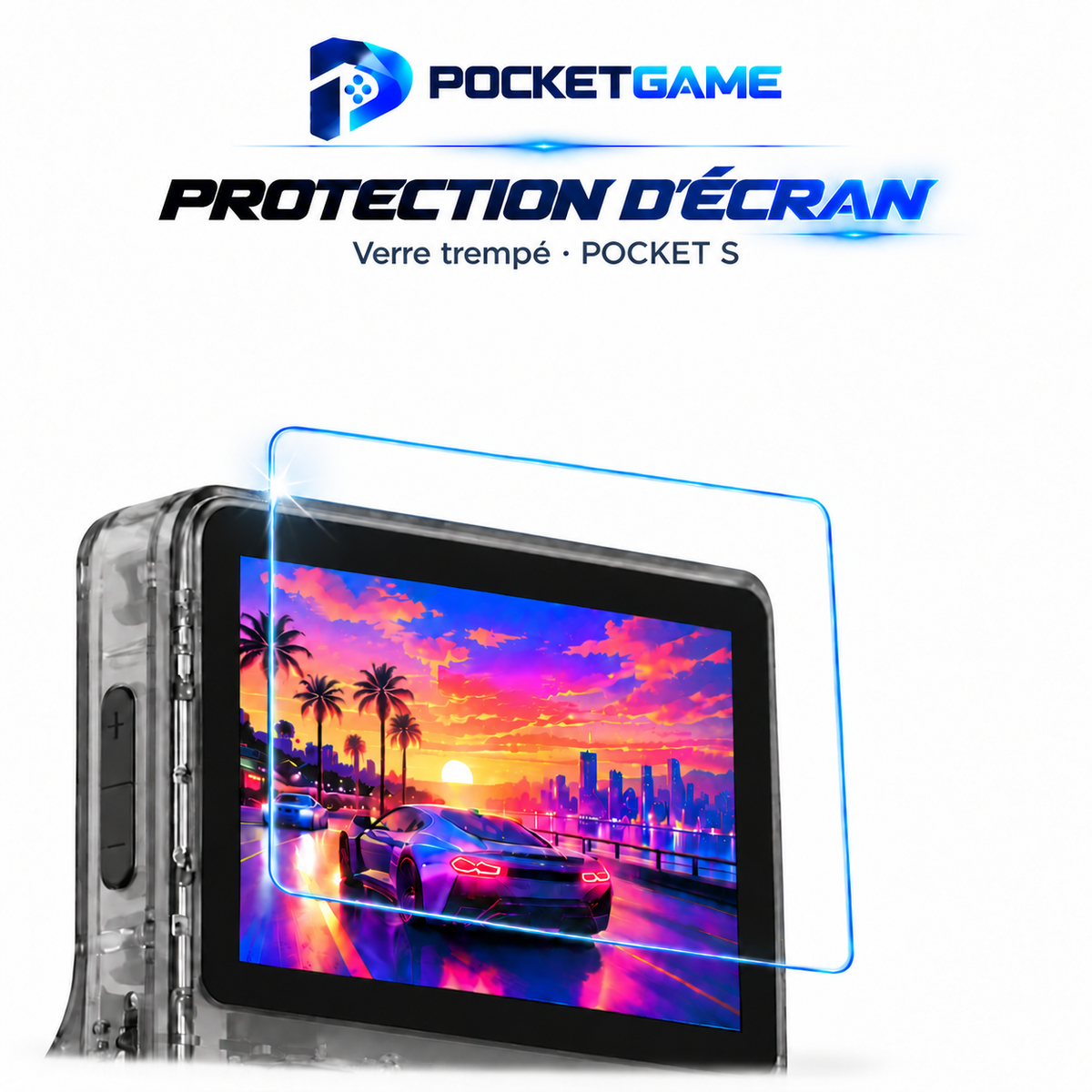 Protection d'écran en verre trempé – POCKET S